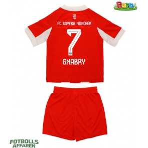Bayern Munich Serge Gnabry #7 Hemmaställ Barn 2025-26 Kortärmad (+ Korta byxor)